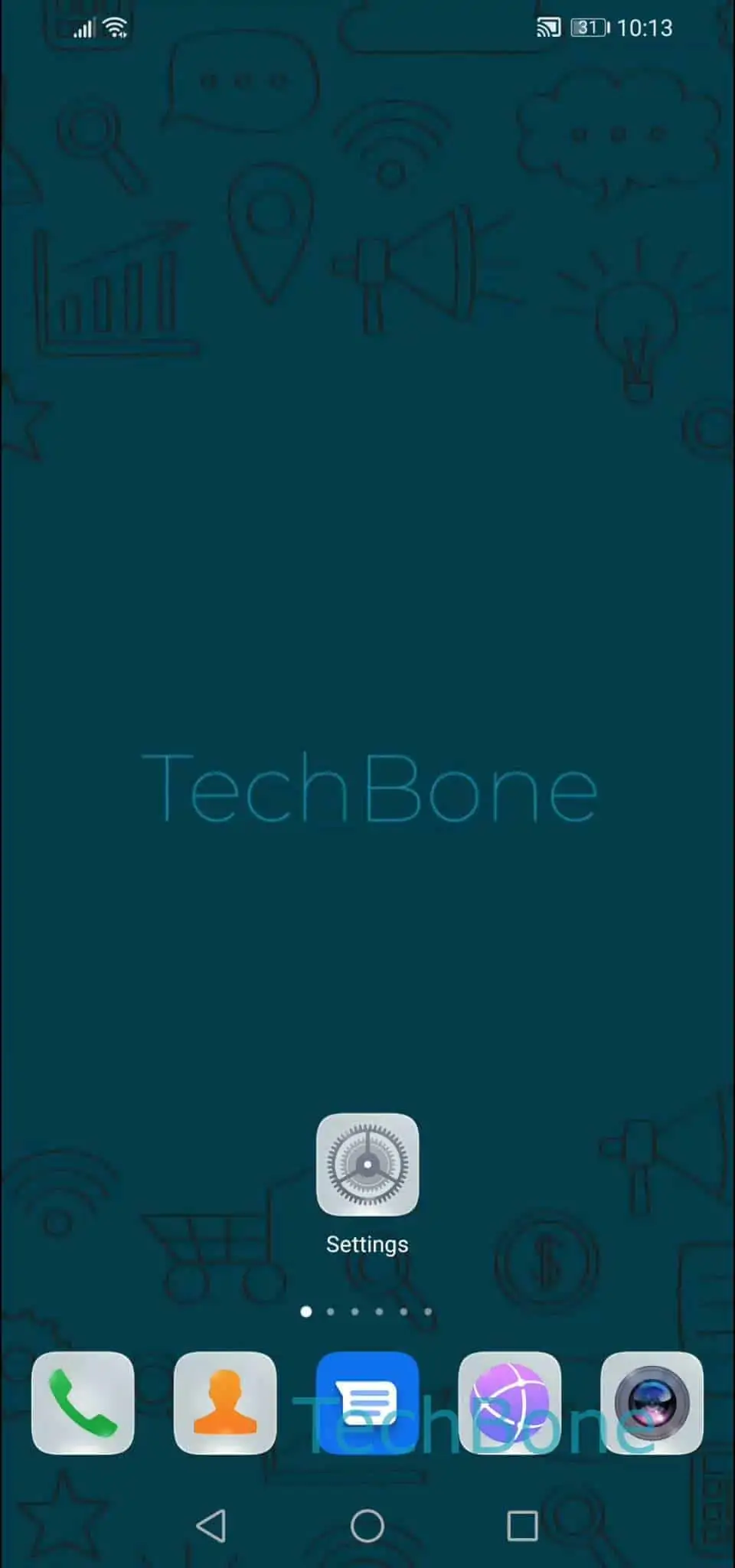 Set a Custom Notification Sound Per App – EMUI: step 1 – Open the Settings