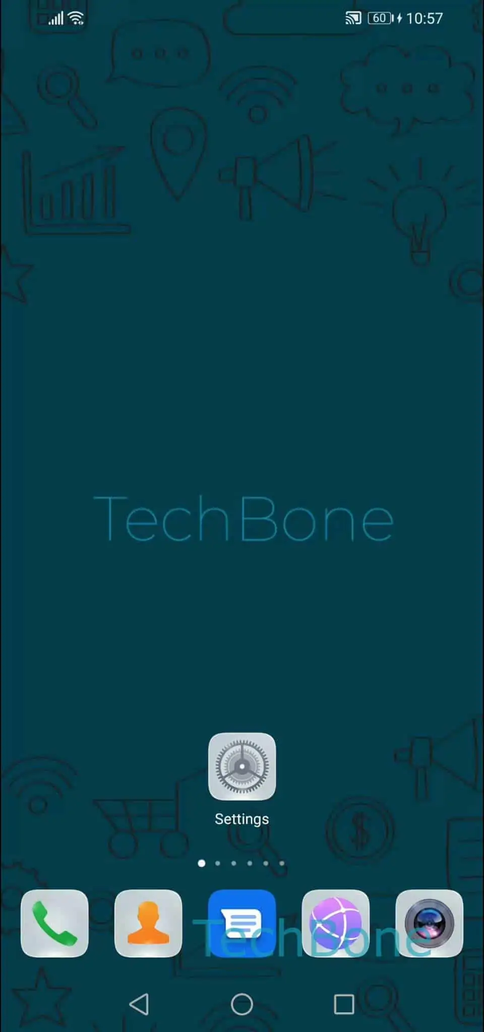 Set Default Launcher App – EMUI: step 1 – Open the Settings