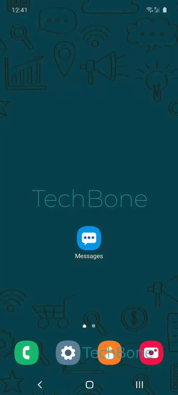 Mute a Single Conversation – Coloros: step 1 – Open the Messages-App