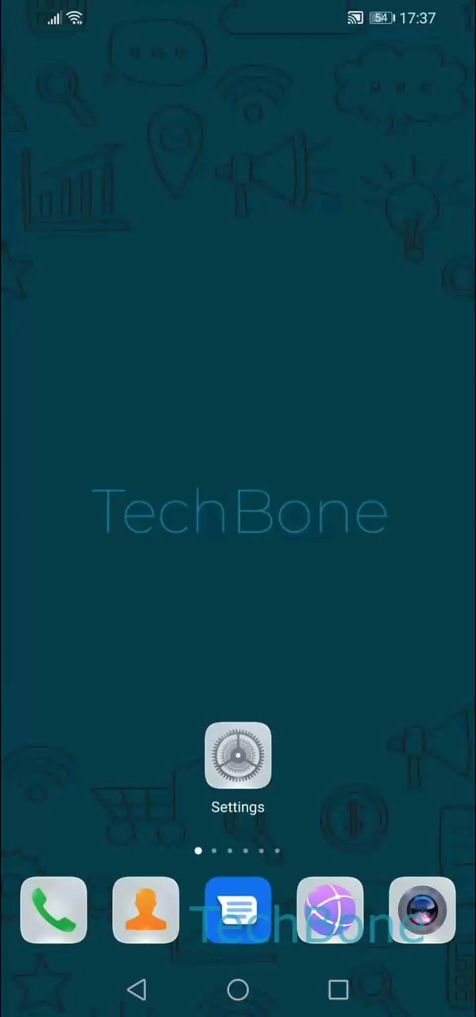 Enable or Disable Automatic Data Backup – EMUI: step 1 – Open the Settings