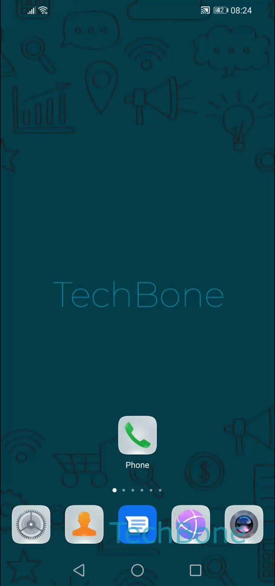 Filter Call List by Missed Calls – EMUI: step 1 – Open the Phone app