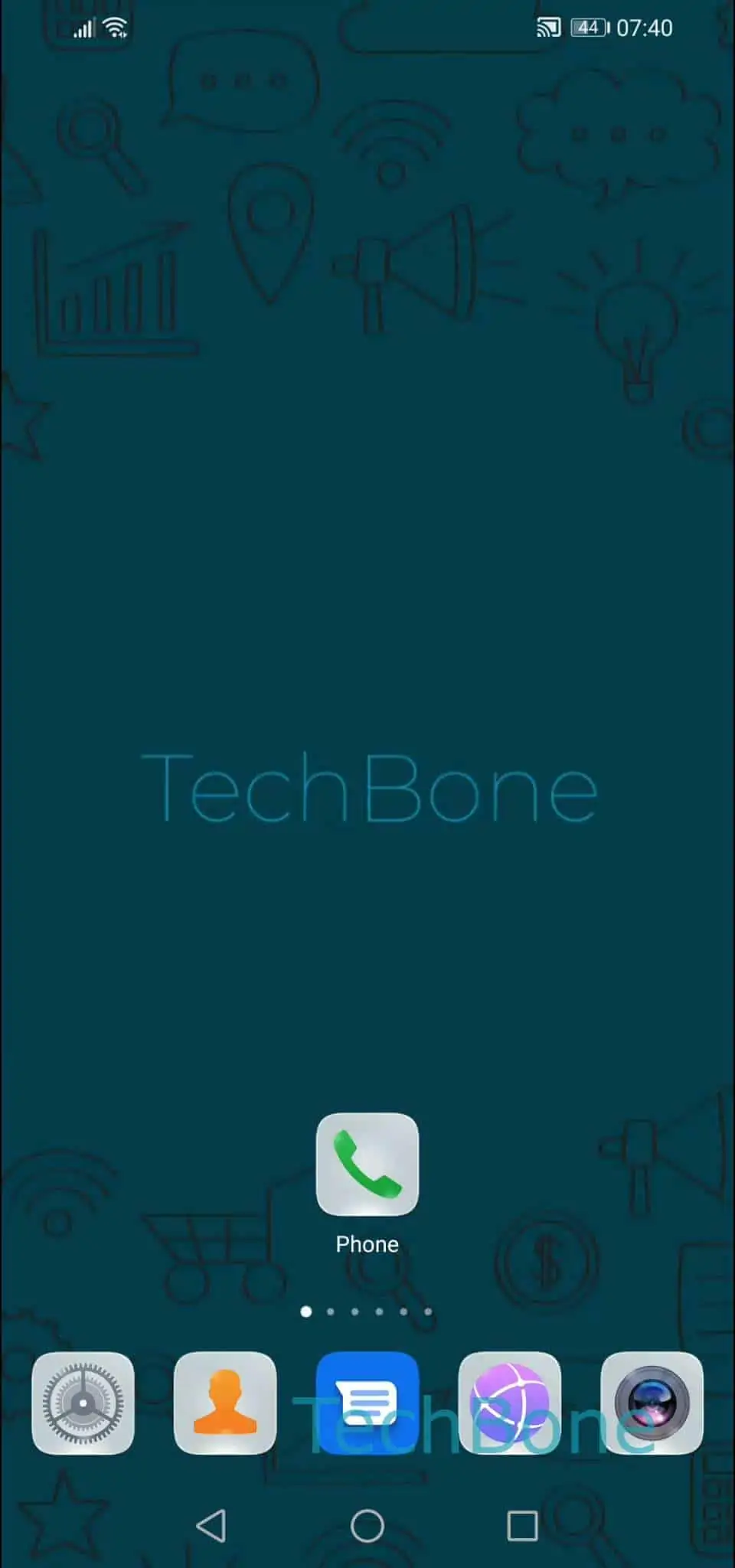 Block a Phone Number from Call History – EMUI: step 1 – Open the Phone app