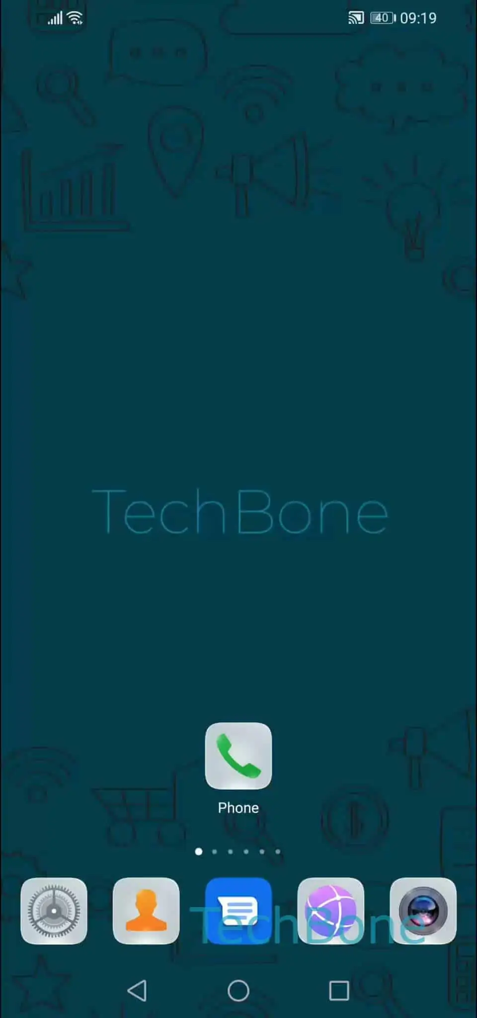 Make a Phone Call – EMUI: step 1 – Open the Phone app