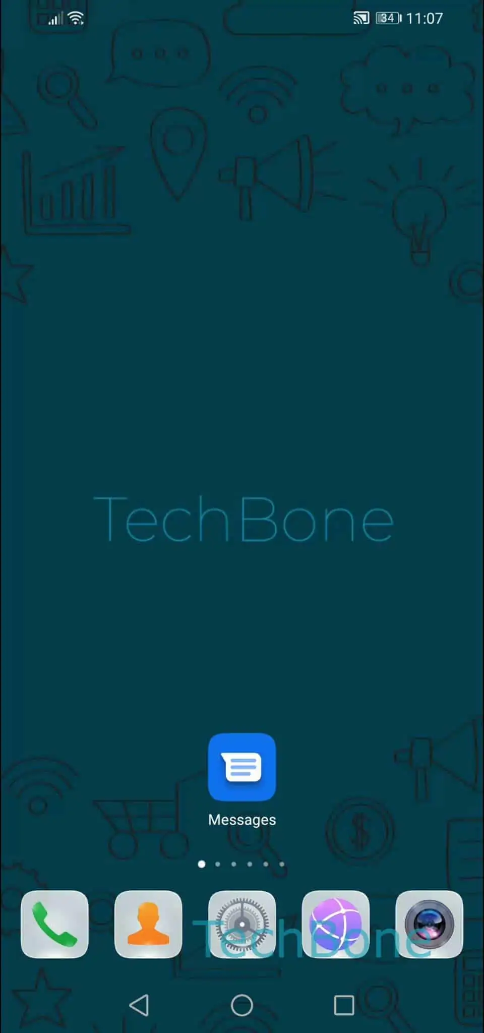Search Within a Conversation – EMUI: step 1 – Open the Messages app