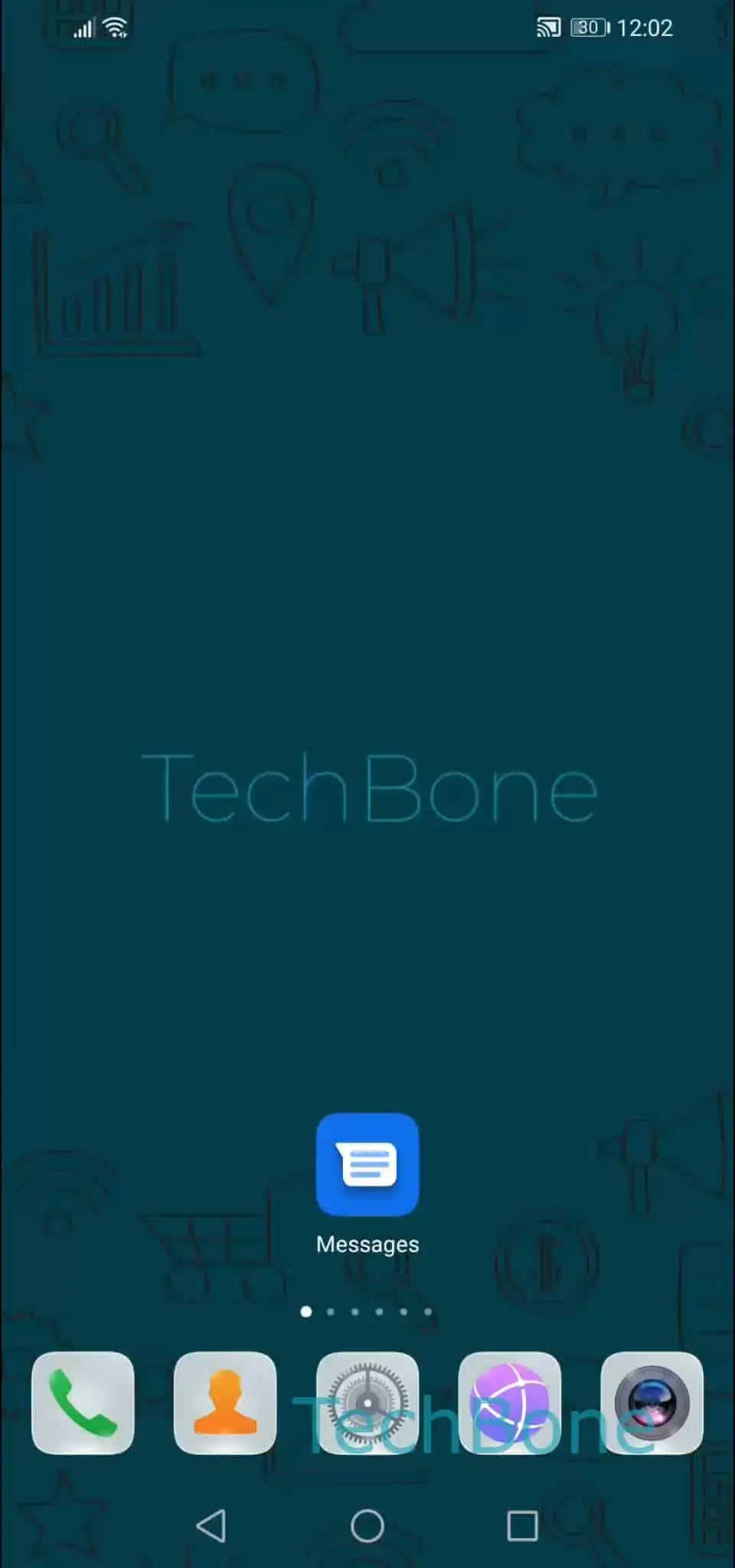 Enable or Disable Spam Protection in Messages – Oxygenos 10: step 1 – Open the Messages app