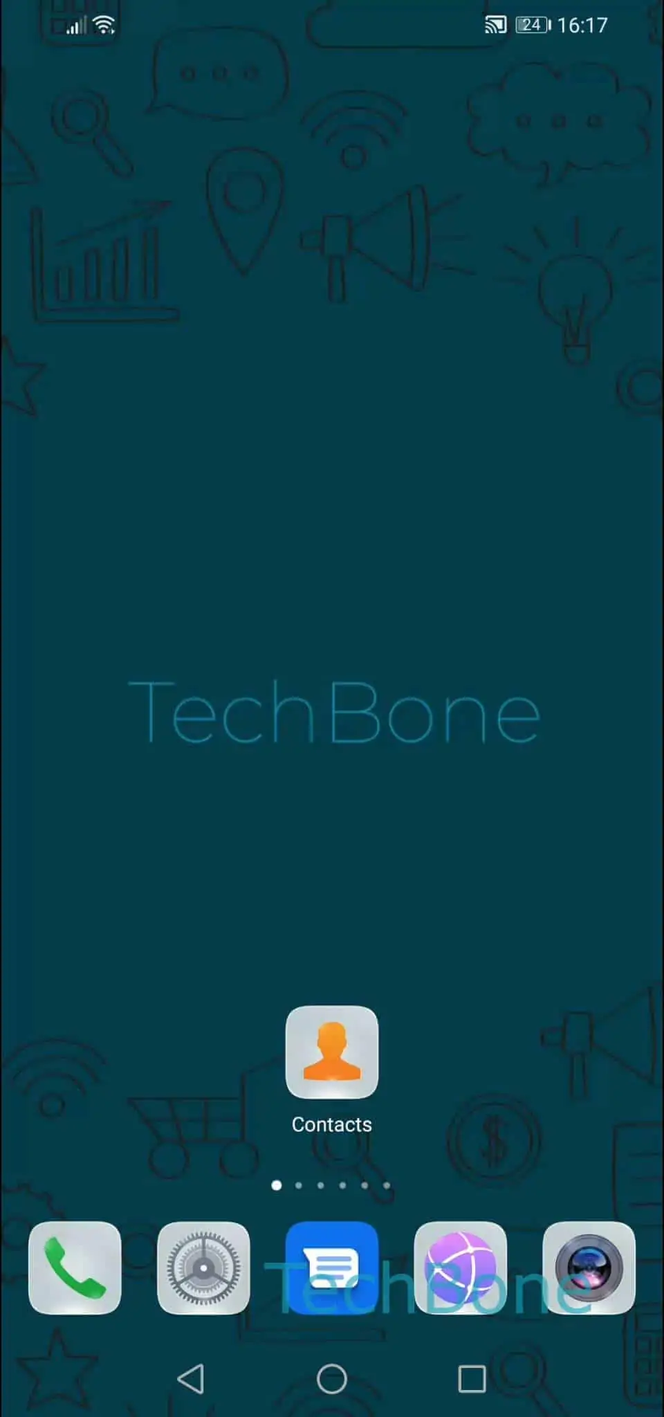 Create a Contact Group – EMUI: step 1 – Open the Contacts app