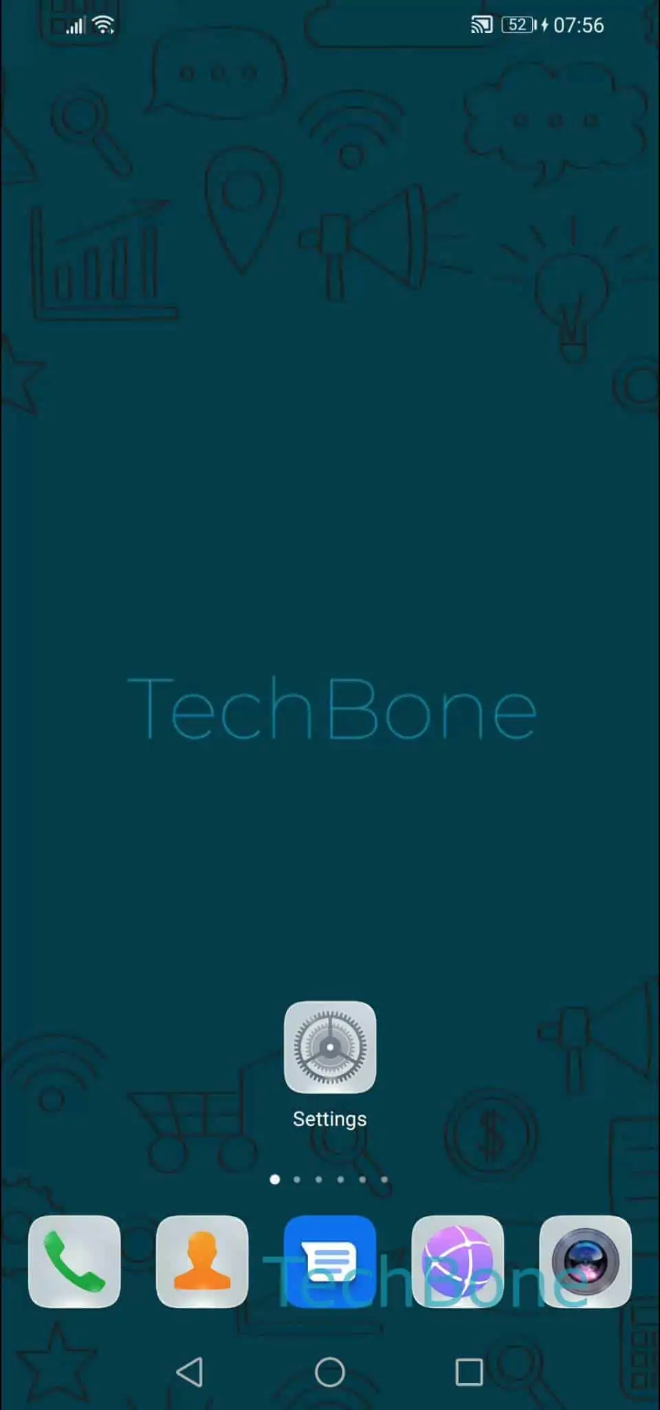 Default Volume Button Control (Media vs. Ringtone) – EMUI: step 1 – Open the Settings