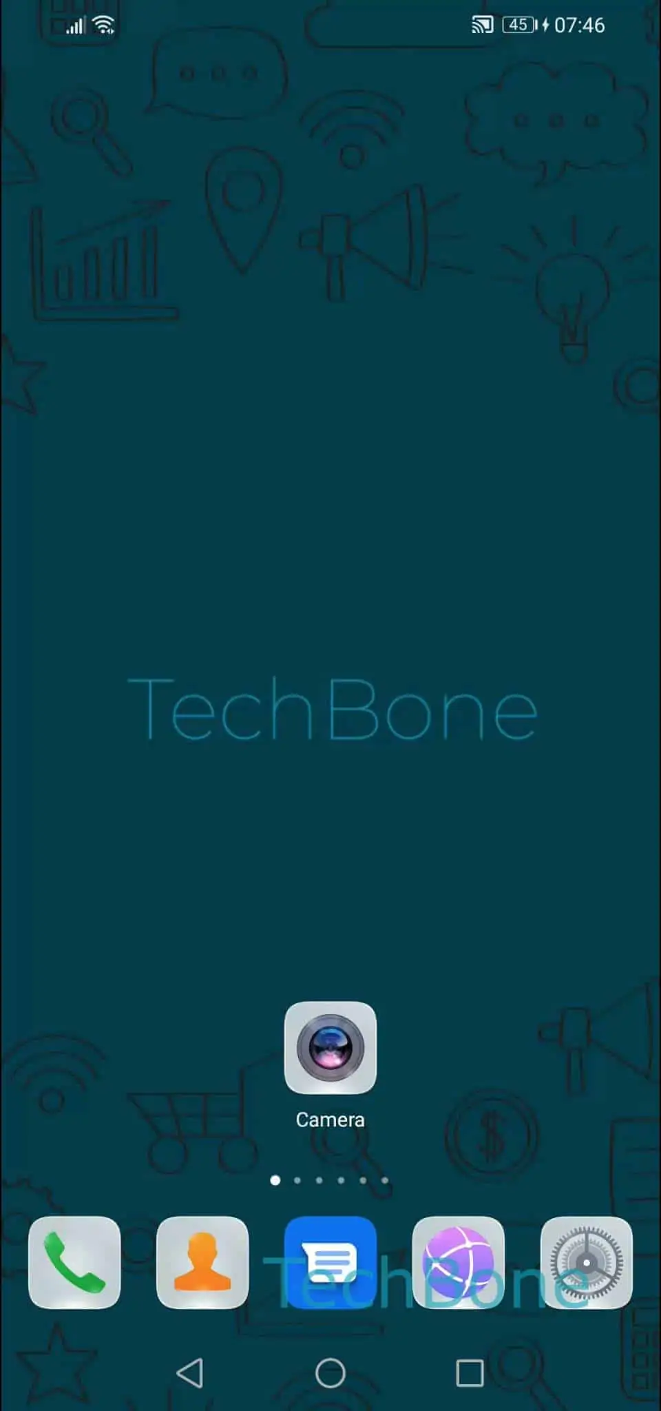 Set Video Resolution – EMUI: step 1 – Open the Camera app