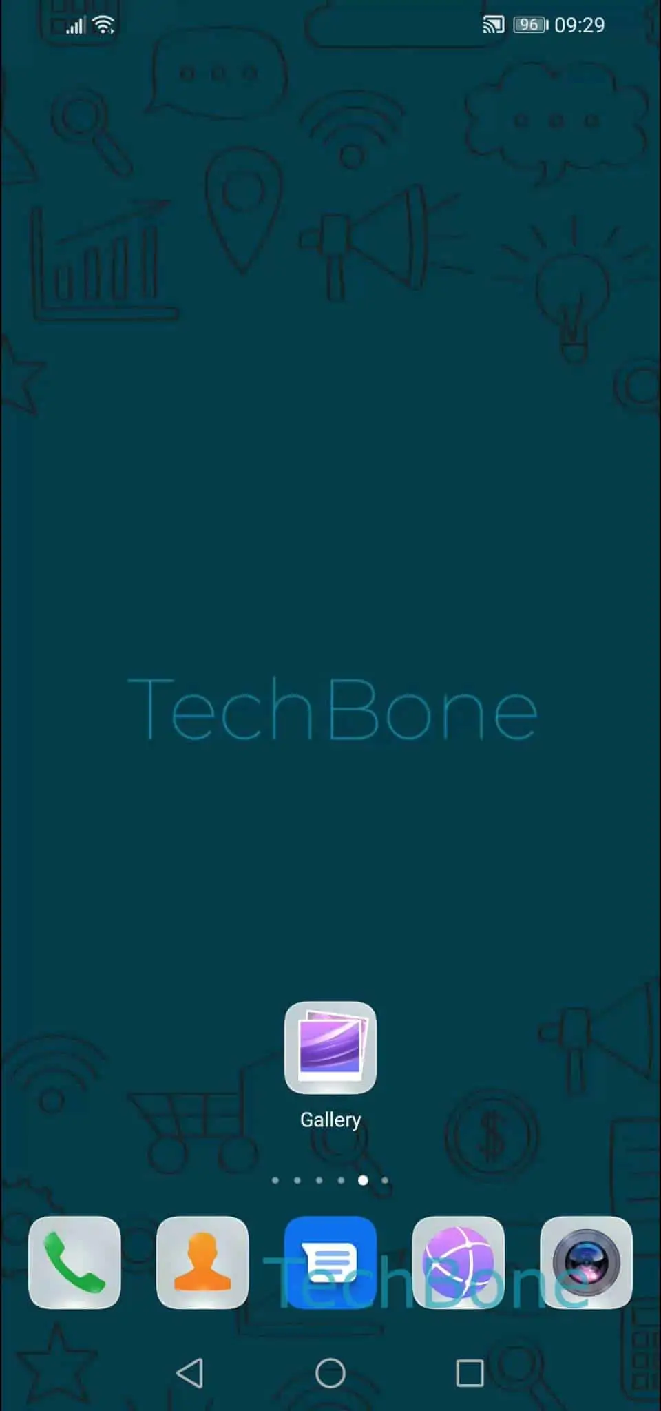 Delete an Album in Gallery – Oxygenos 10: step 1 – Open the Gallery app
