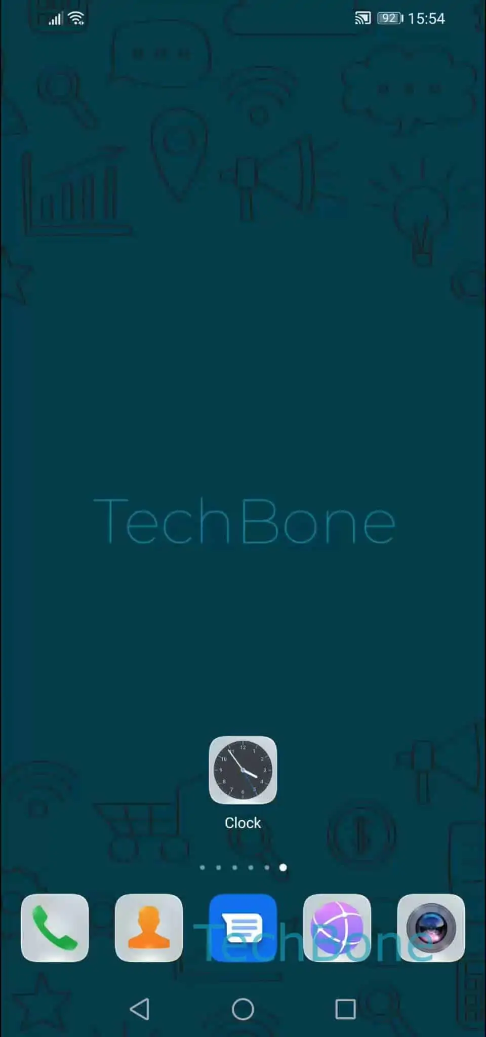 Set a Custom Timer Tone – EMUI: step 1 – Open the Clock app
