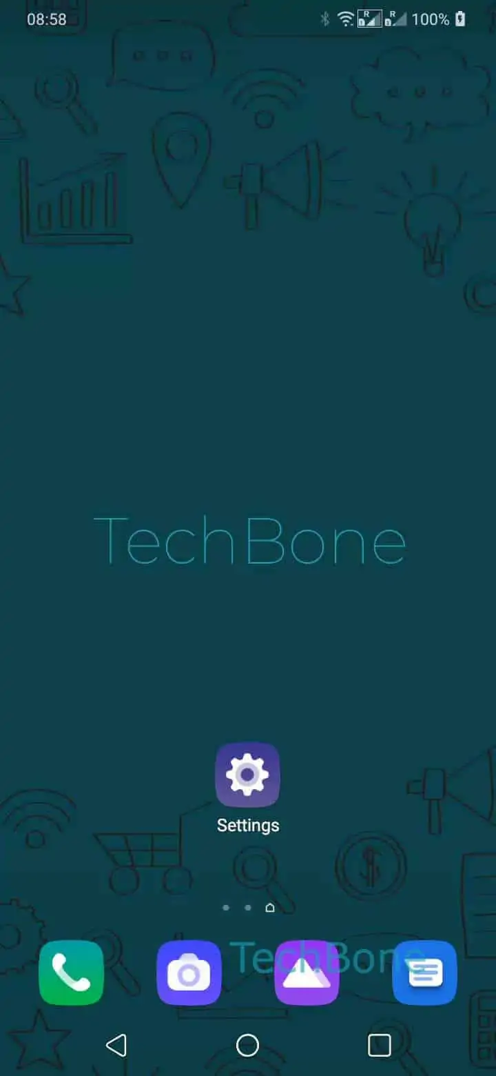 Enable or Disable Bluetooth Tethering – Oxygenos 10: step 1 – Open the Settings