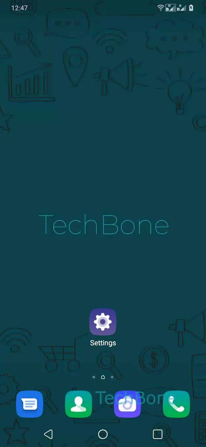 Swap Navigation Button Order – Oxygenos 10: step 1 – Open the Settings