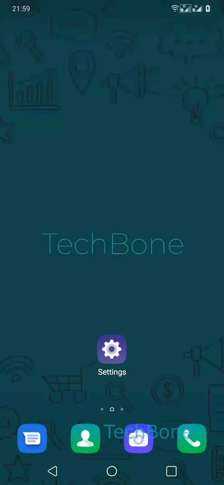 Apply a Downloaded Theme – EMUI: step 1 – Open the Settings