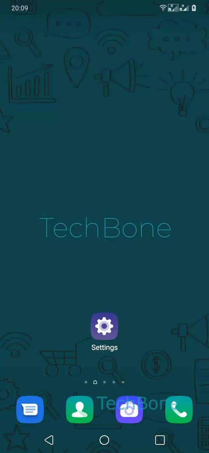 Change the Default Browser App – Oxygenos 10: step 1 – Open the Settings