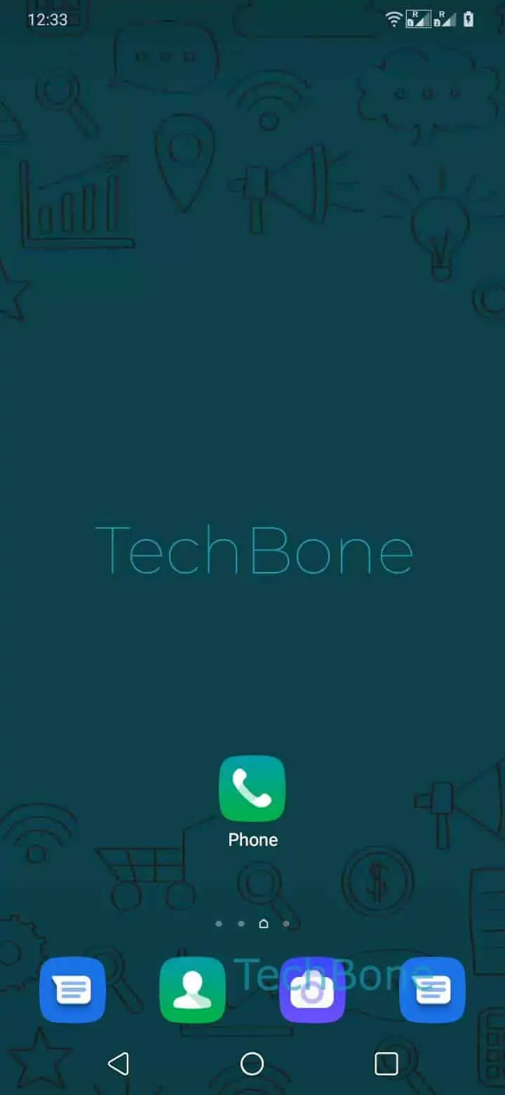 Enable or Disable Call Forwarding – Oxygenos 10: step 1 – Open the Phone app