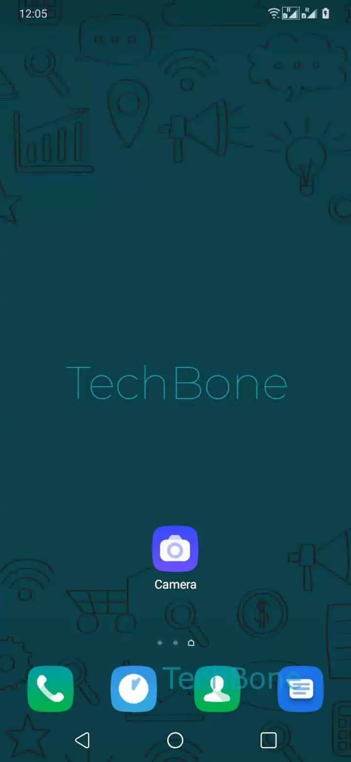 Zoom In and Out in the Camera App – Oxygenos 10: step 1 – Open the Camera app