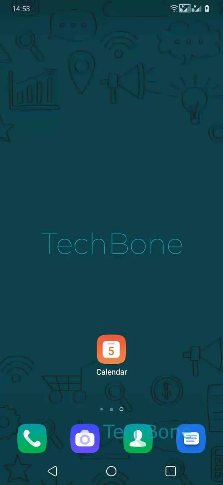 Change Calendar View – Oxygenos 10: step 1 – Open the Calendar app