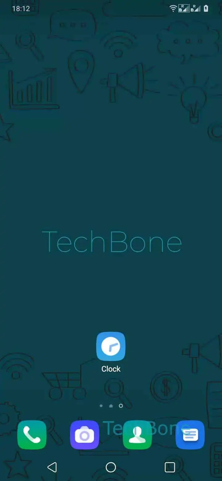 Set a Custom Alarm – Oxygenos 10: step 1 – Open the Clock app