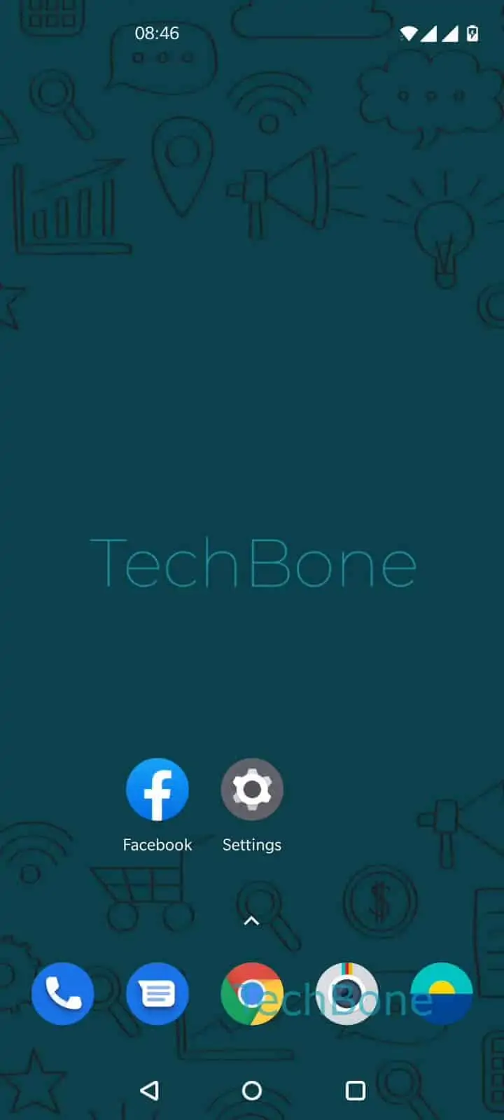 Remove App Shortcut from Home Screen – Oxygenos 10: step 1 – Tap and hold an app shortcut