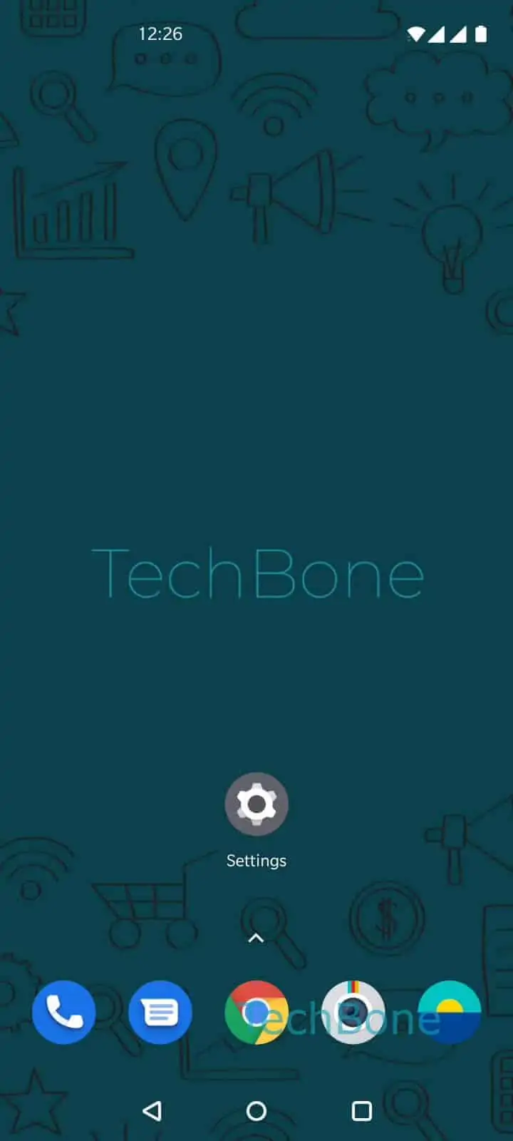 Set Preferred Network Type (2G/3G/4G) – Oxygenos 10: step 1 – Open the Settings