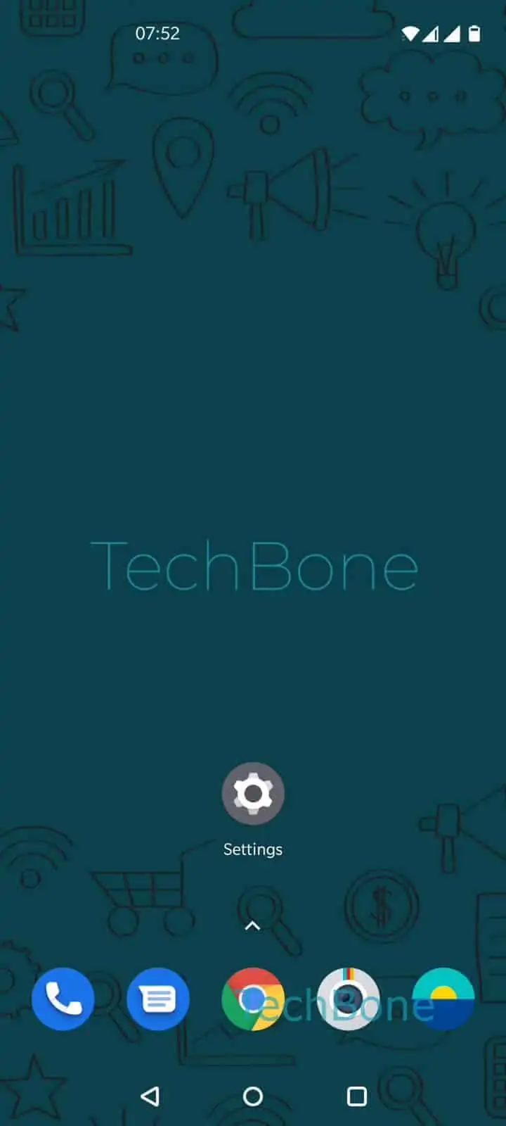Connect to Wi-Fi Using a QR Code – Oxygenos 10: step 1 – Open the Settings