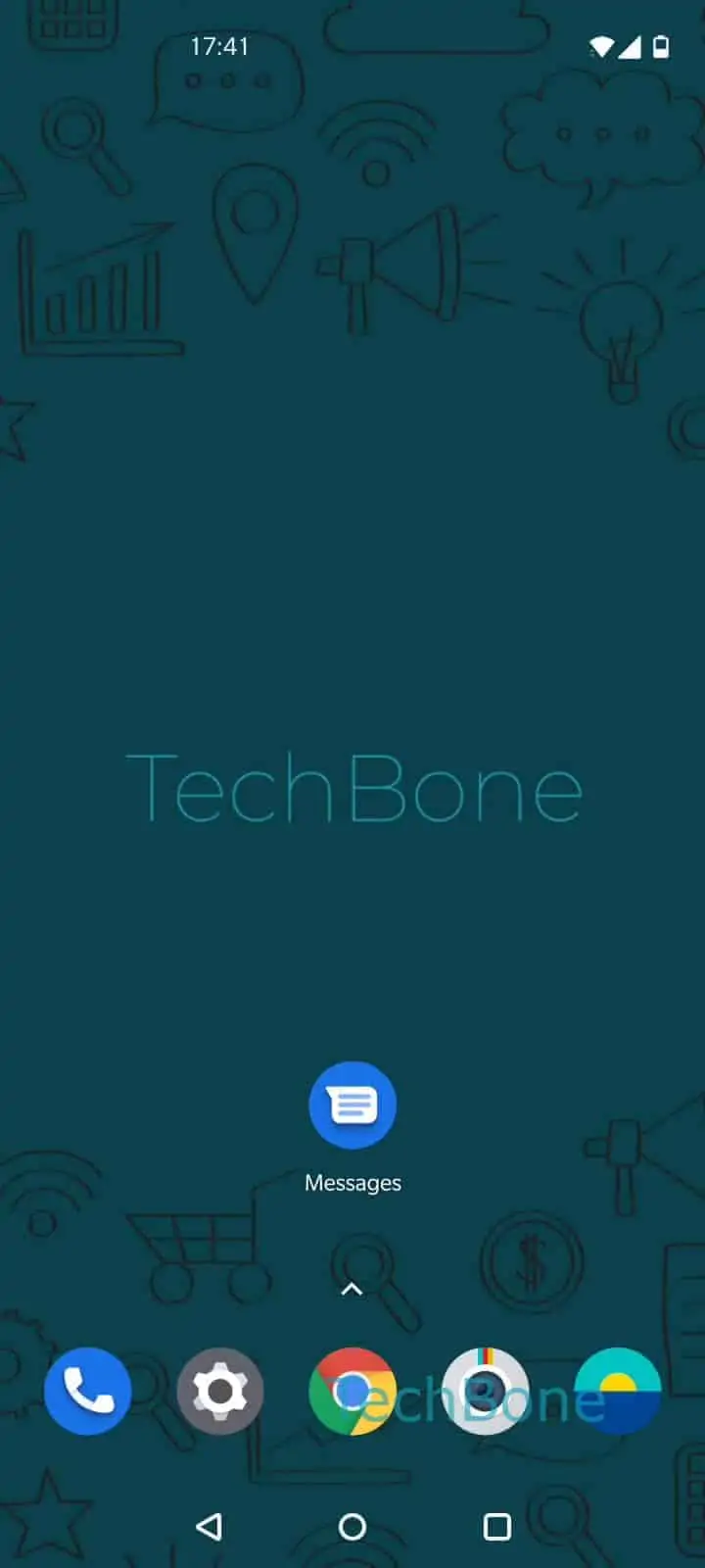 Enable or Disable Chat Features in Messages – Oxygenos 10: step 1 – Open the Messages app
