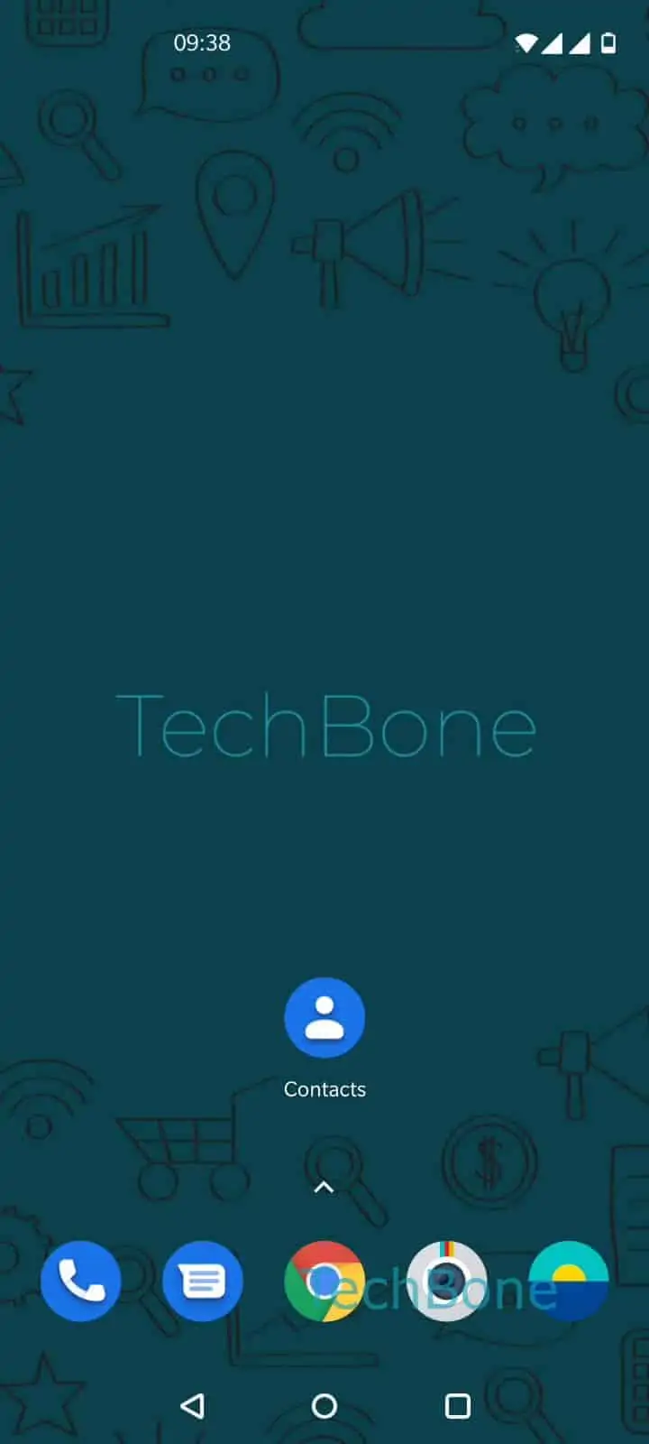 Remove a Contact from a Group – Oxygenos 10: step 1 – Open the Contacts app