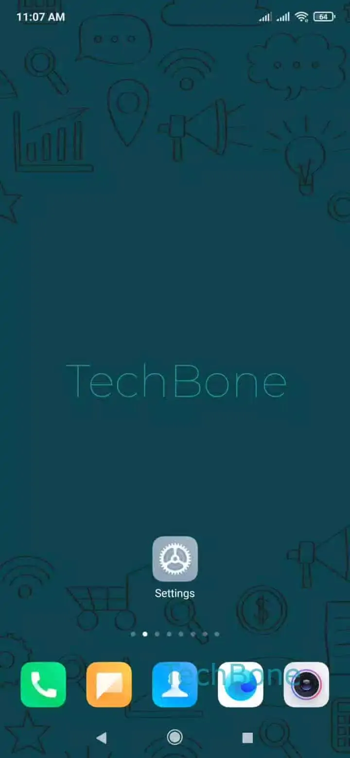 Disable Swipe-Up Search on Home Screen – MIUI: step 1 – Open the Settings