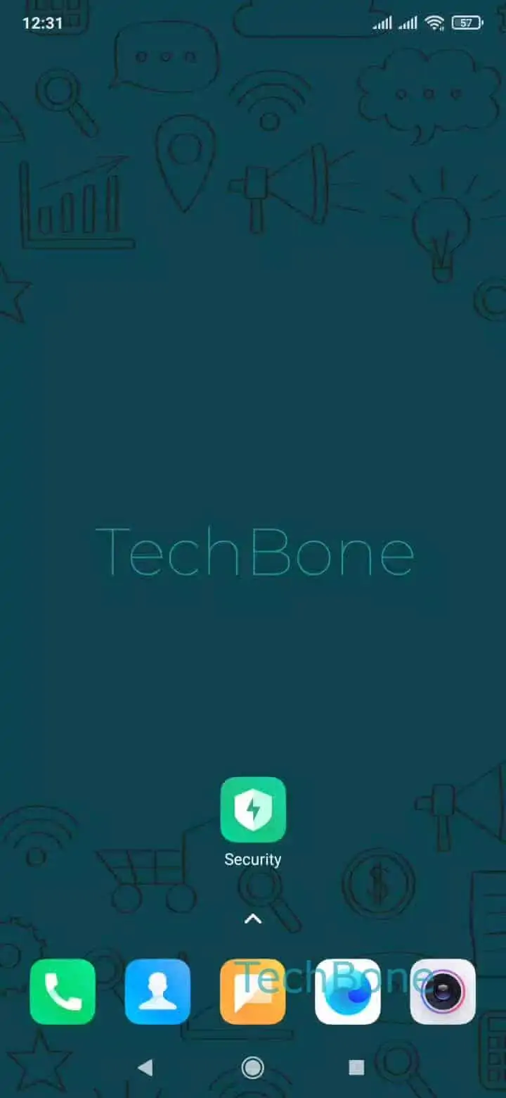Data Usage Warning: Enable or Disable – MIUI: step 1 – Open the Security app