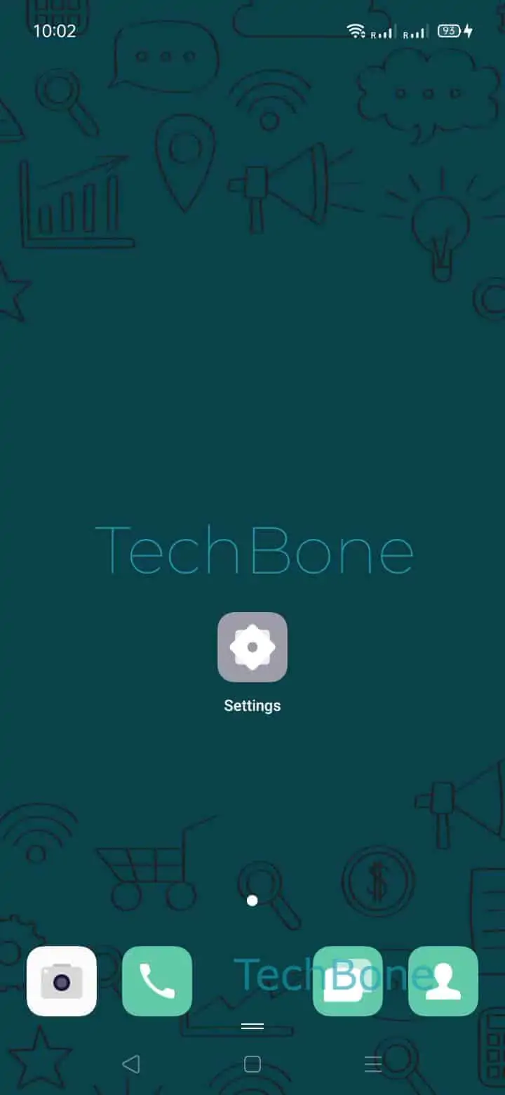 Connect to Wi-Fi via WPS – EMUI: step 1 – Open the Settings