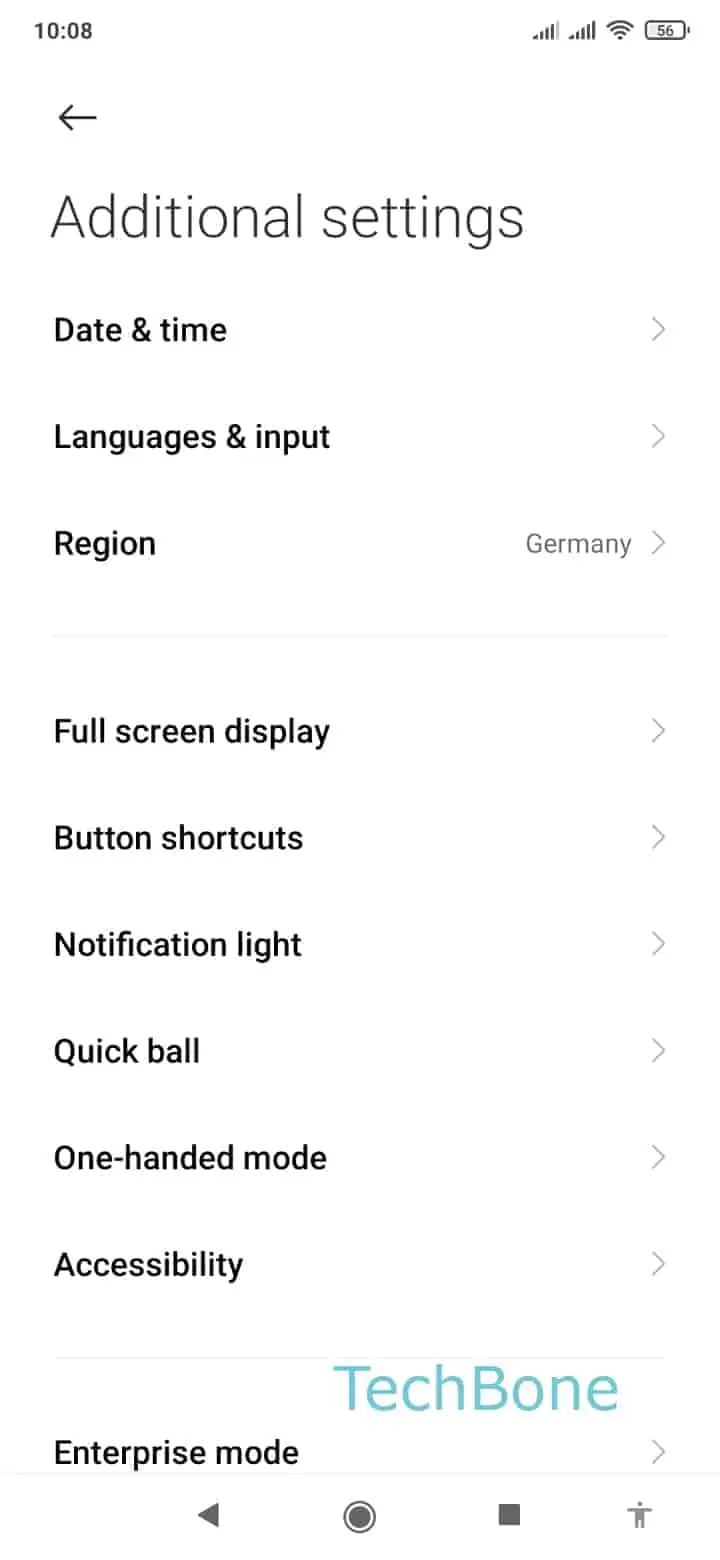 Keep Select to Speak Reading in the Background – Coloros: step 1 – Open the Settings