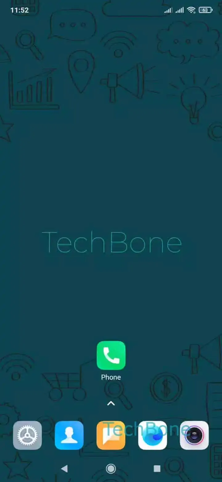 Set Up Speed Dial for Calls – MIUI: step 1 – Open the Phone app