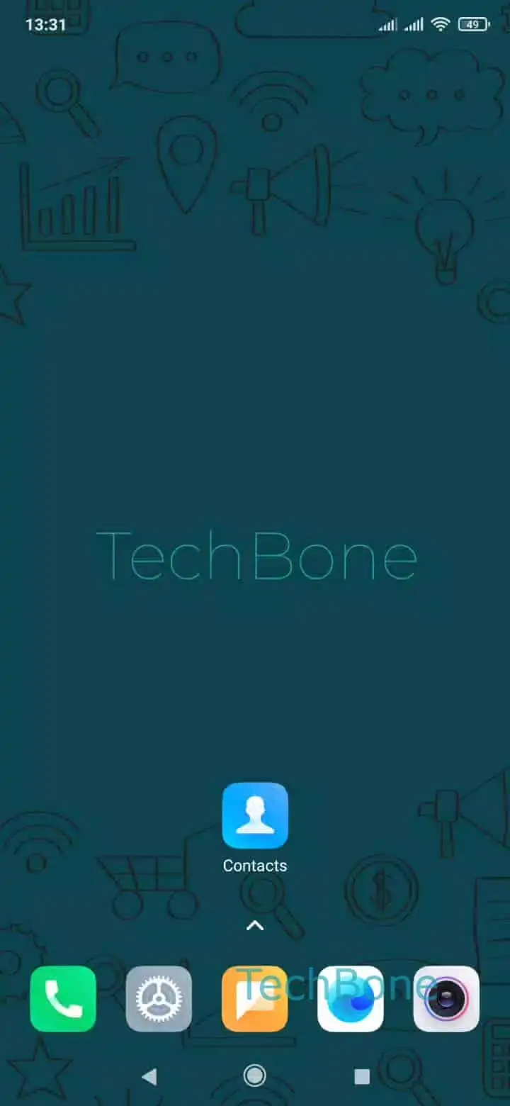 Change Ringtone for a Contact Group – MIUI: step 1 – Open the Contacts app