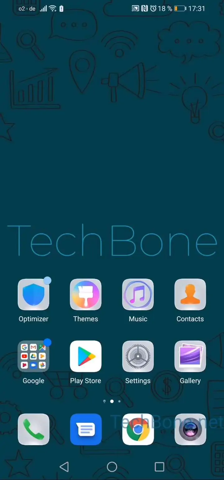 Add a New Contact – EMUI: step 1 – Open Contacts