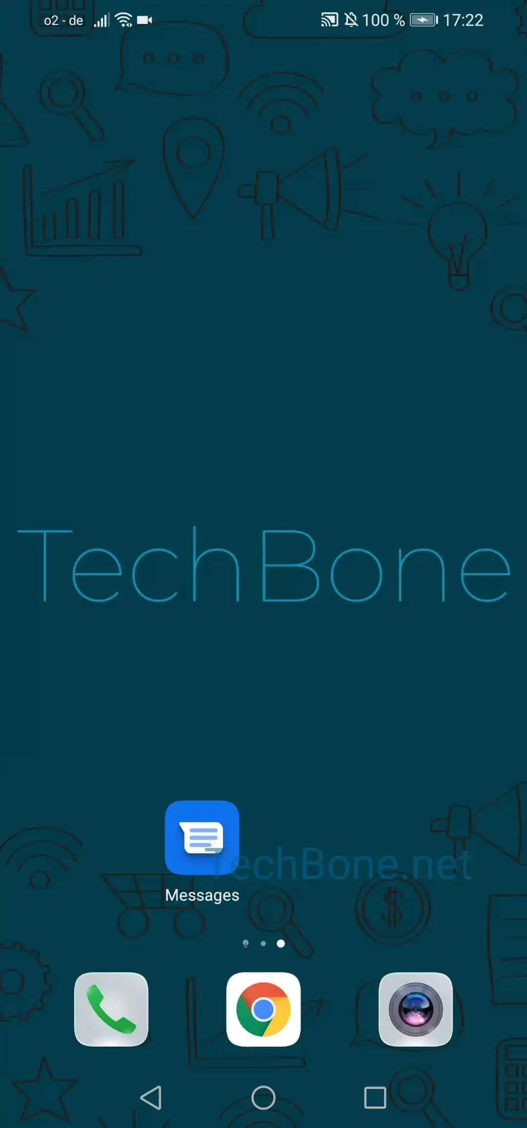 Delete a Single SMS or Message – EMUI: step 1 – Open Messages