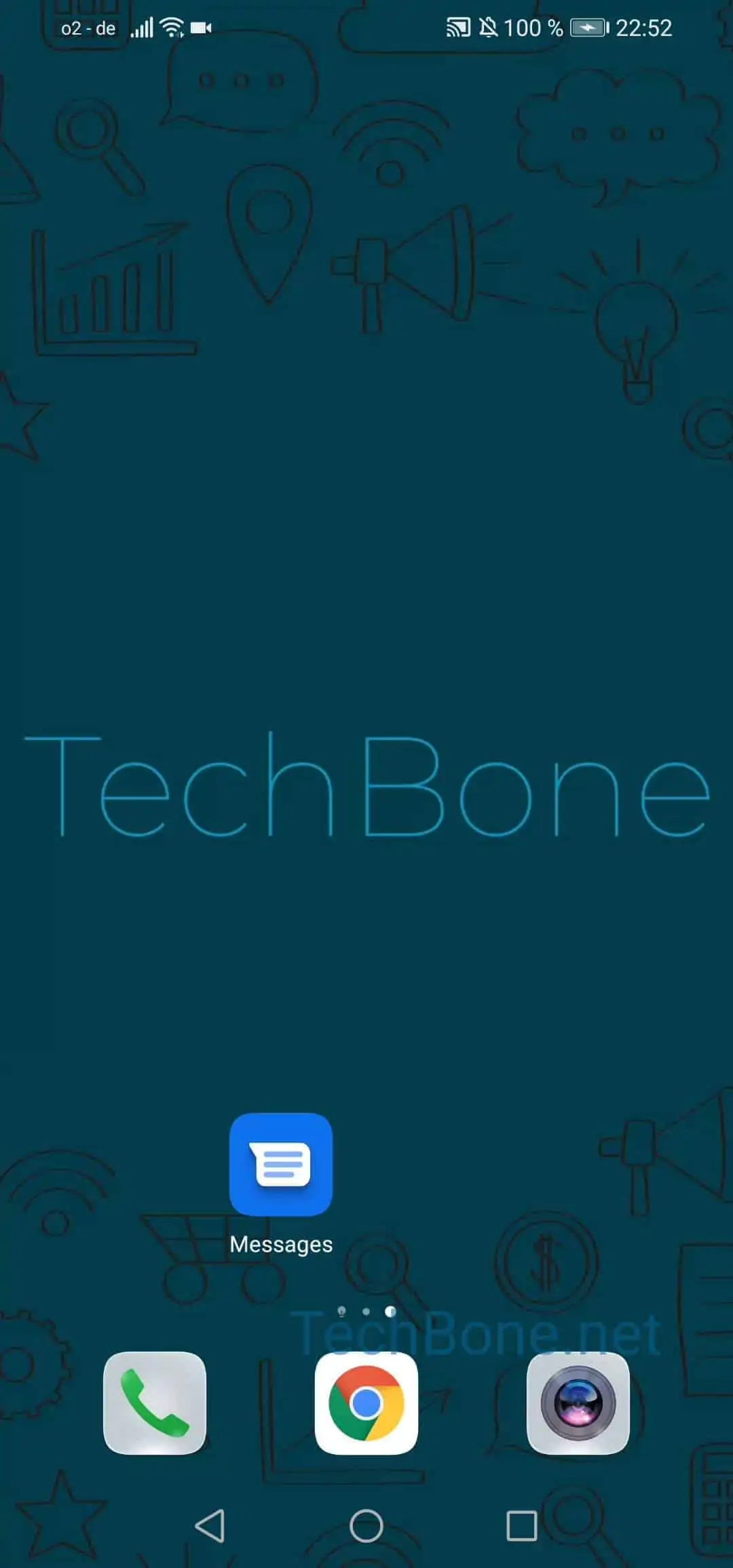 Delete Conversations – EMUI: step 1 – Open Messages