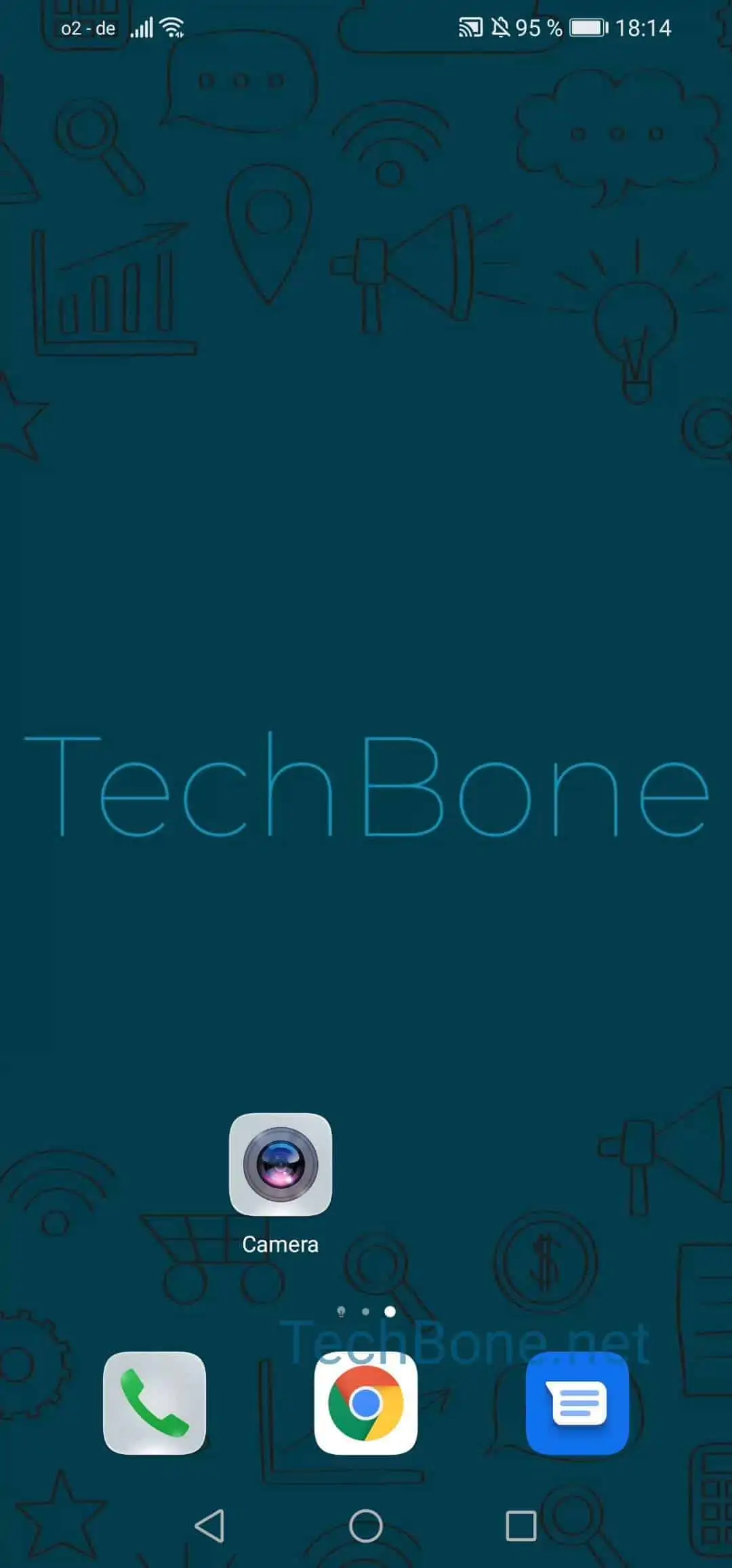 Enable or Disable Location Tag – EMUI: step 1 – Open Camera