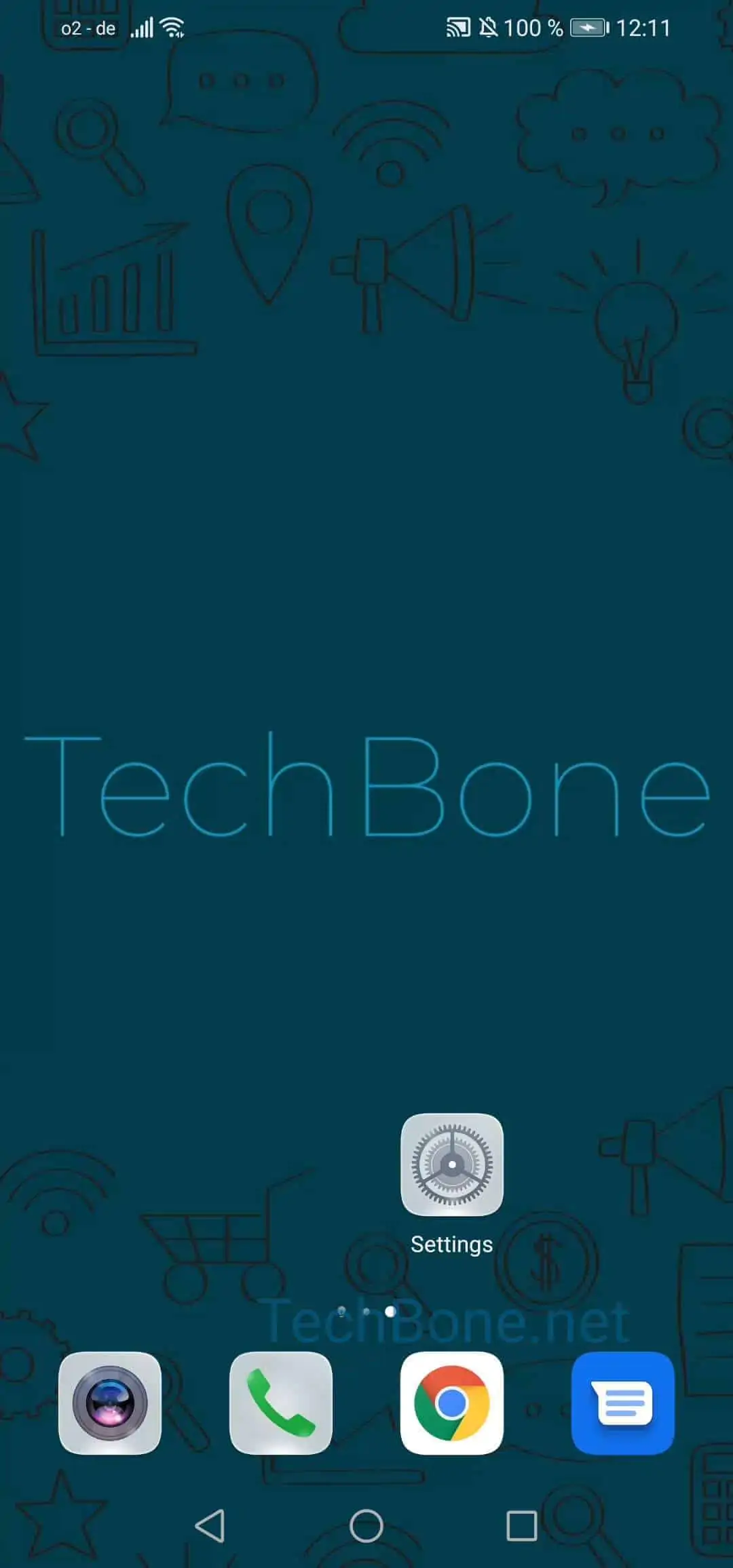 Delete Saved Wi-Fi Networks – EMUI: step 1 – Open the settings