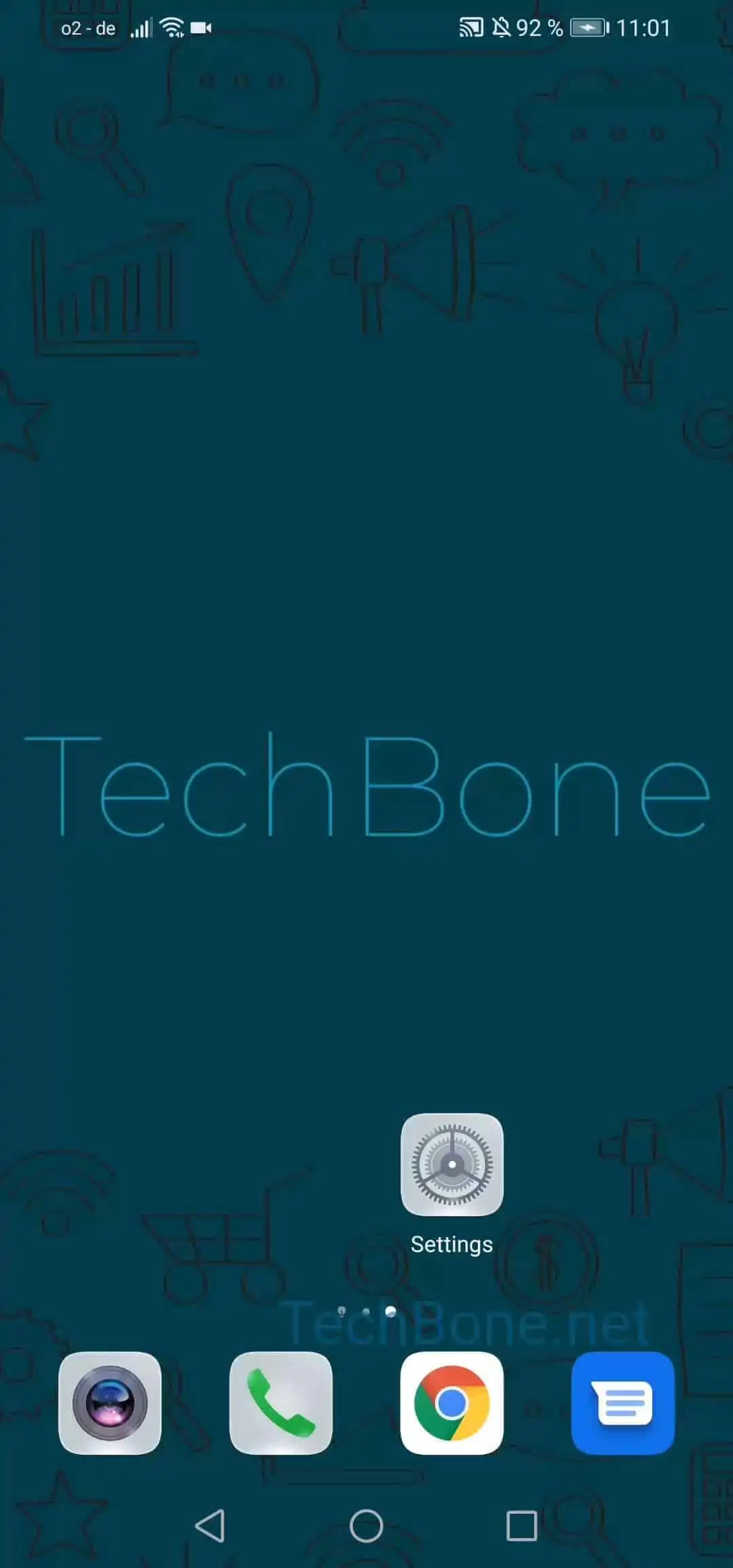 Turn Personal Hotspot On or Off – EMUI: step 1 – Open the settings