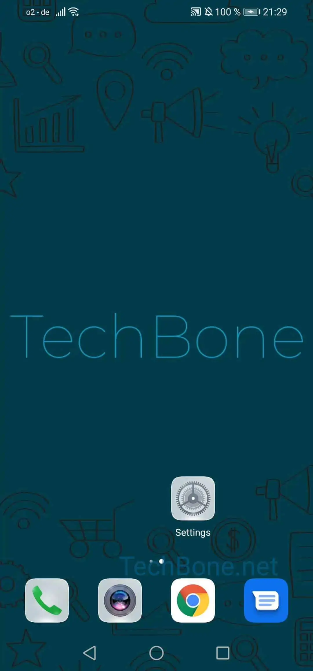 Enable or Disable Screen Saver – EMUI: step 1 – Open the settings