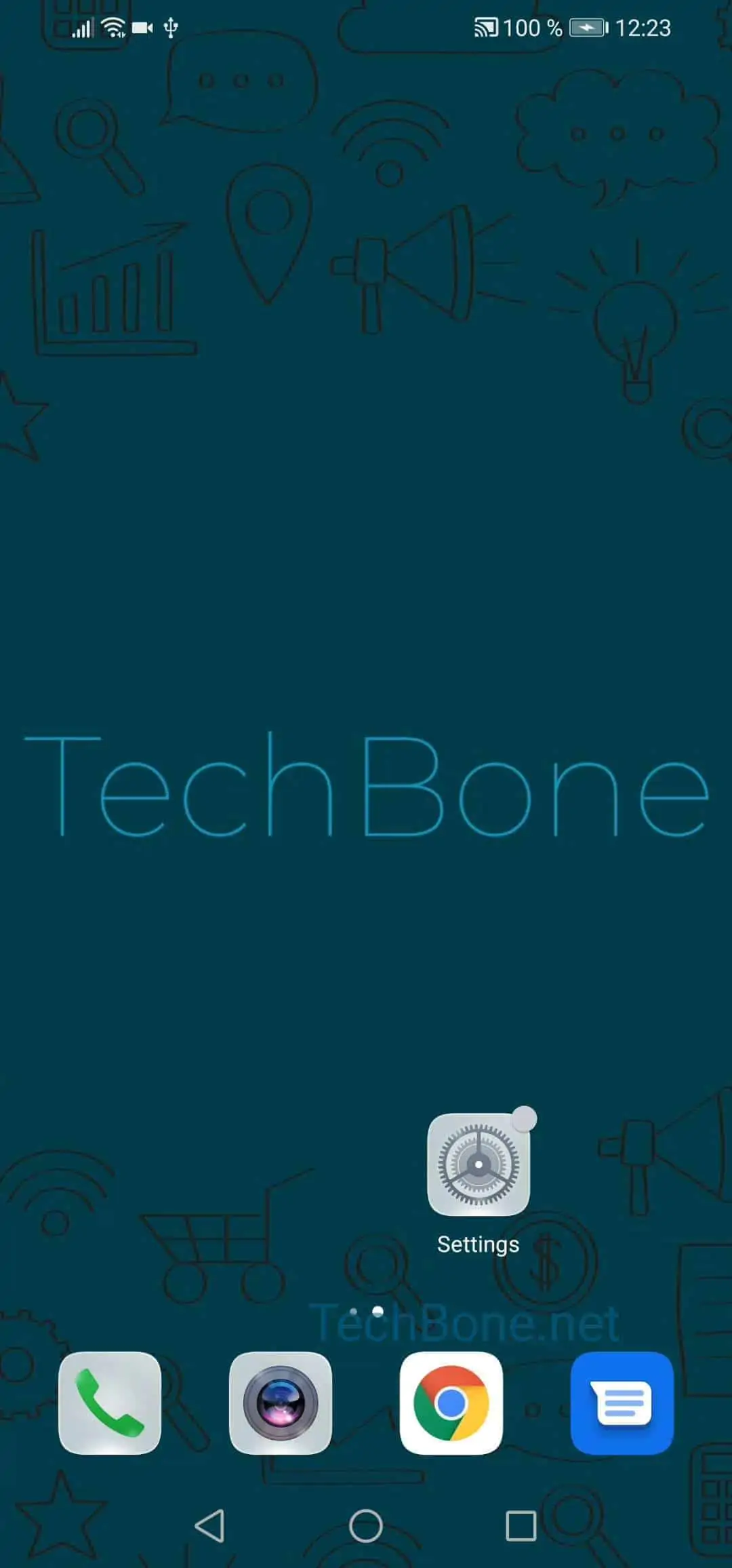 Set Notification Sound – EMUI: step 1 – Open the settings