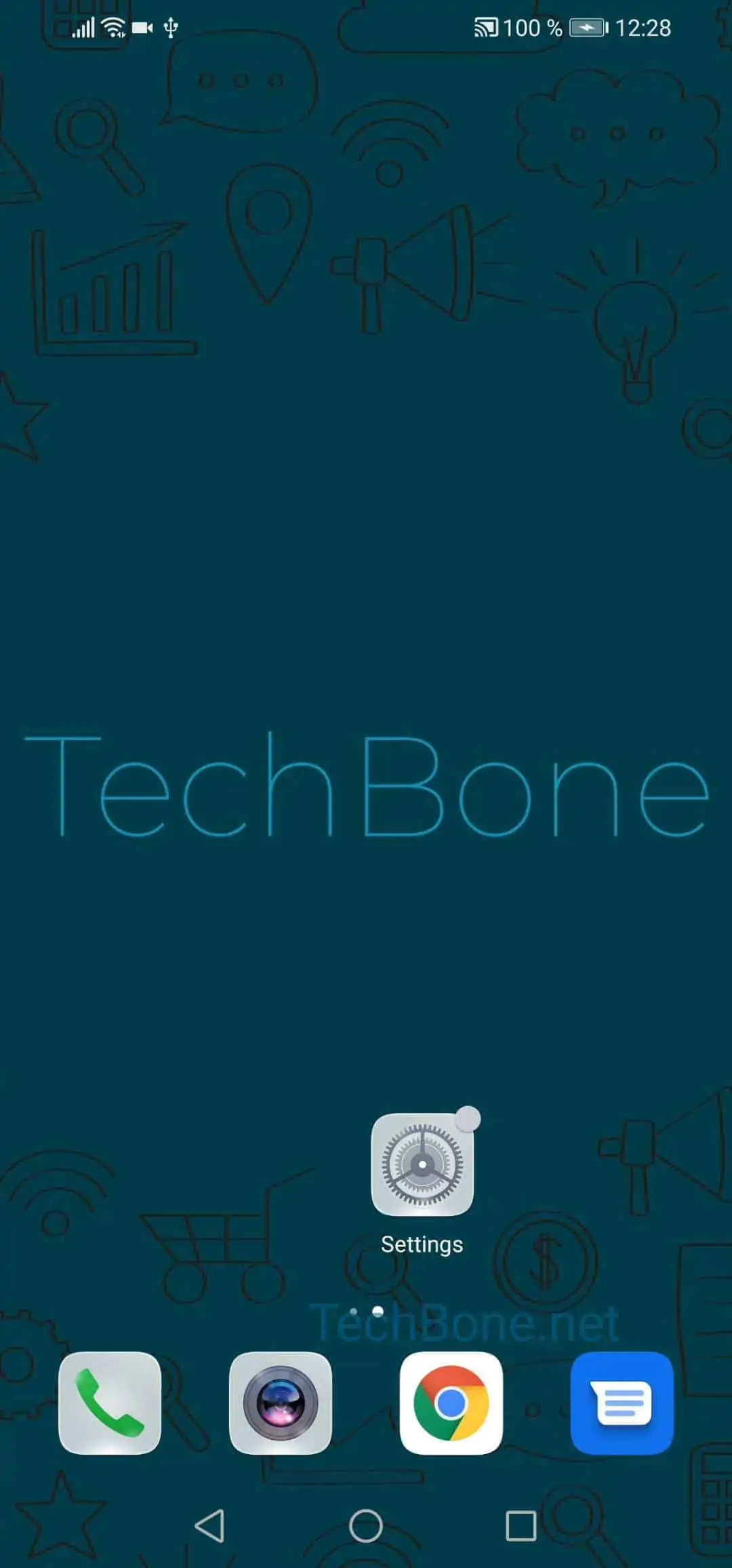 Turn Touchscreen Tap Sounds On or Off – EMUI: step 1 – Open the settings