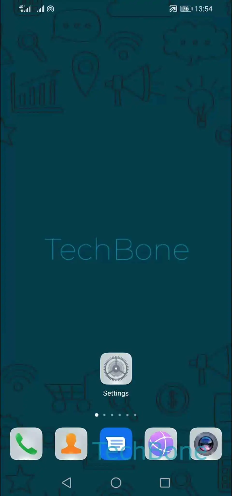 Mobile Hotspot Auto Turn-Off Timer – EMUI: step 1 – Open the Settings