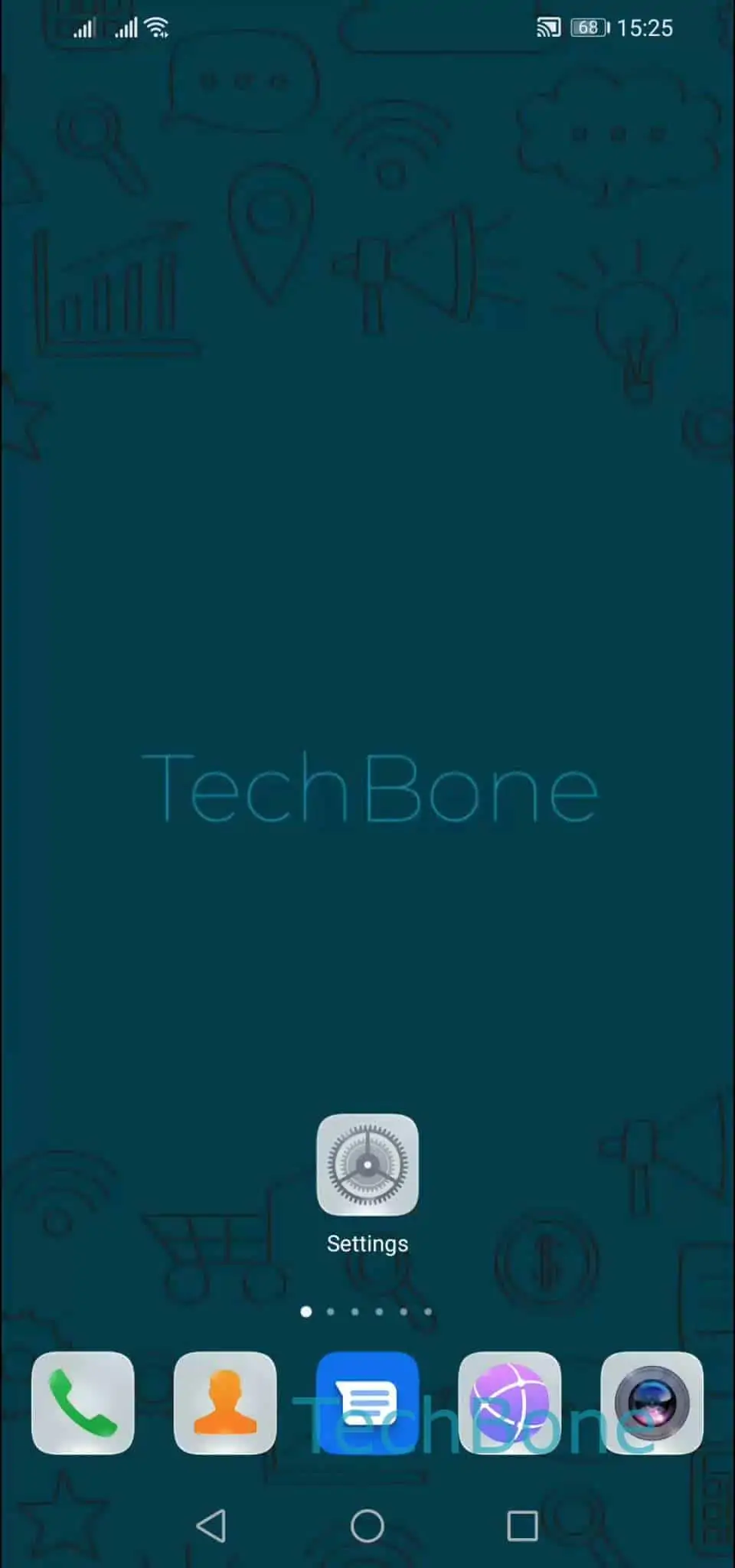 Set Screen Timeout – EMUI: step 1 – Open the Settings