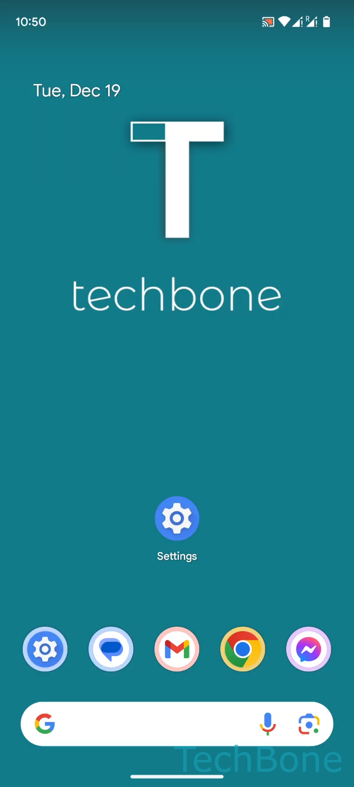 Allow Unlimited Data for Apps in Data Saver – Android 14: step 1 – Tap on Settings