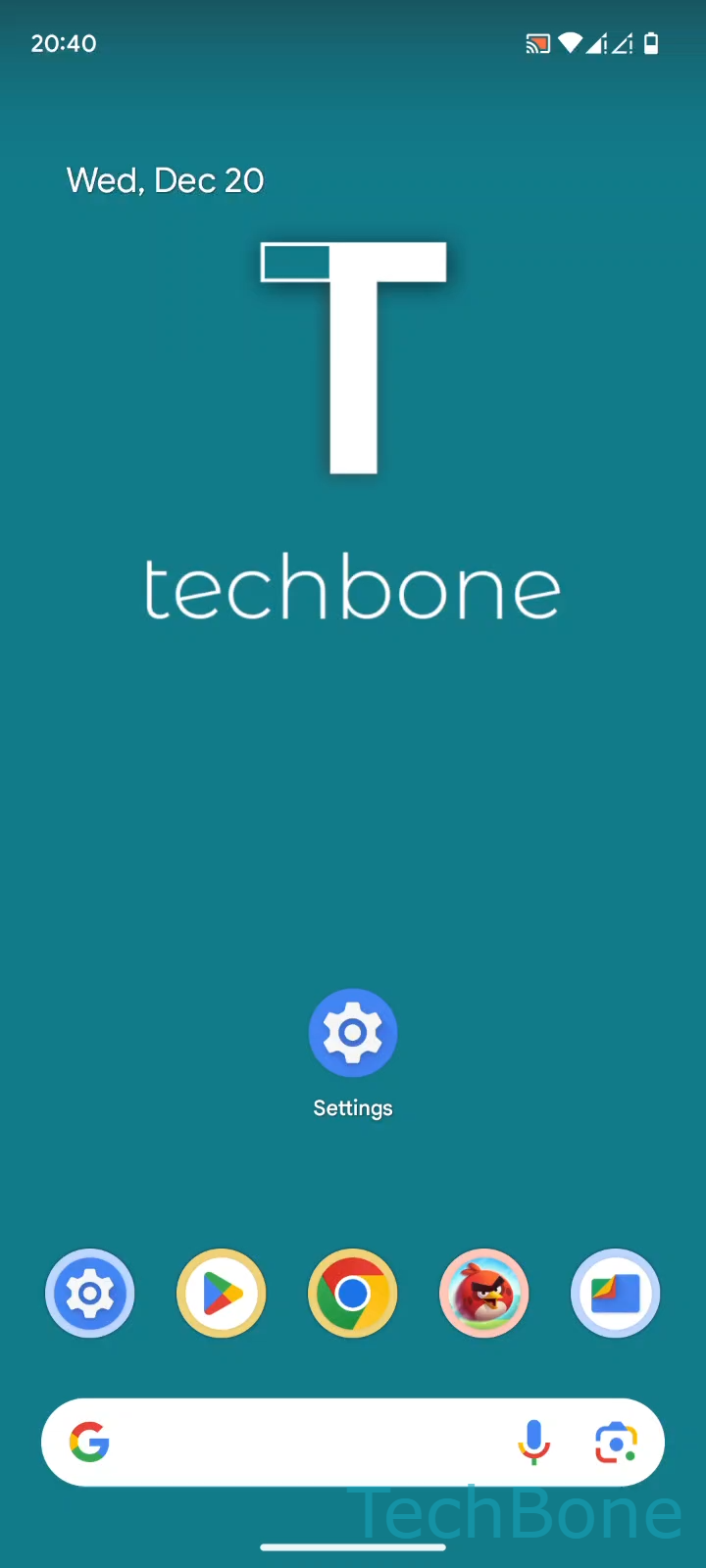 Turn On/Off Device Administrators – Android 14: step 1 – Tap on Settings