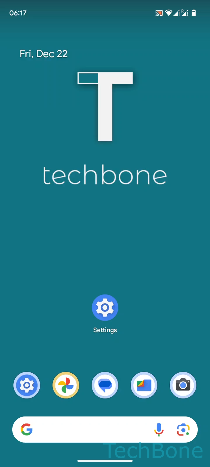 Turn On/Off Extreme Battery Saver – Android 14: step 1 – Tap on Settings