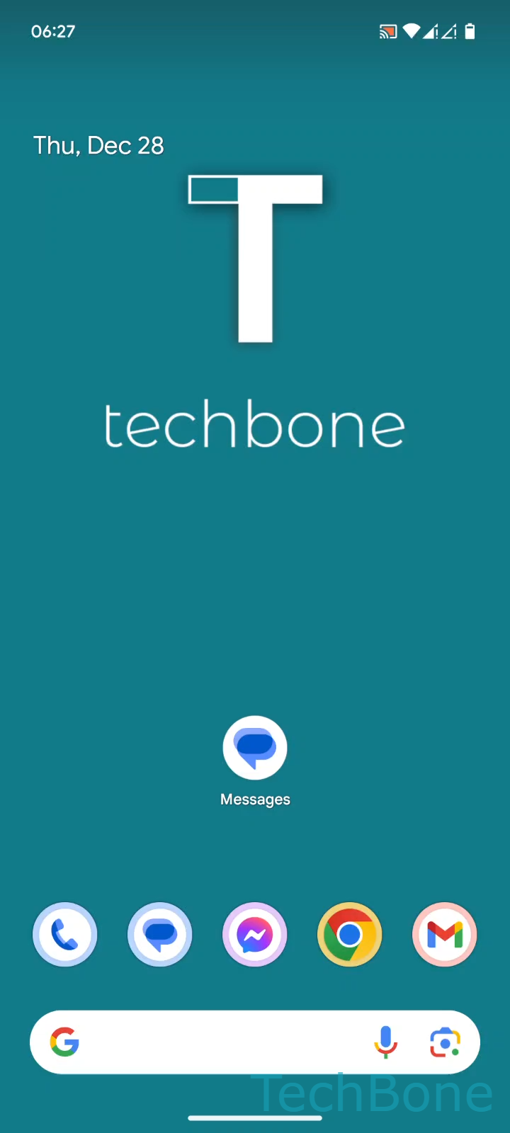 Forward a Message – Android 14: step 1 – Tap on Messages