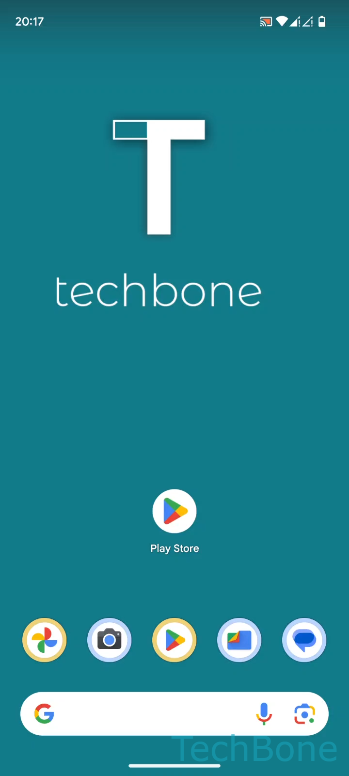 Install an App from the Play Store – Android 14: step 1 – Tap on Play Store