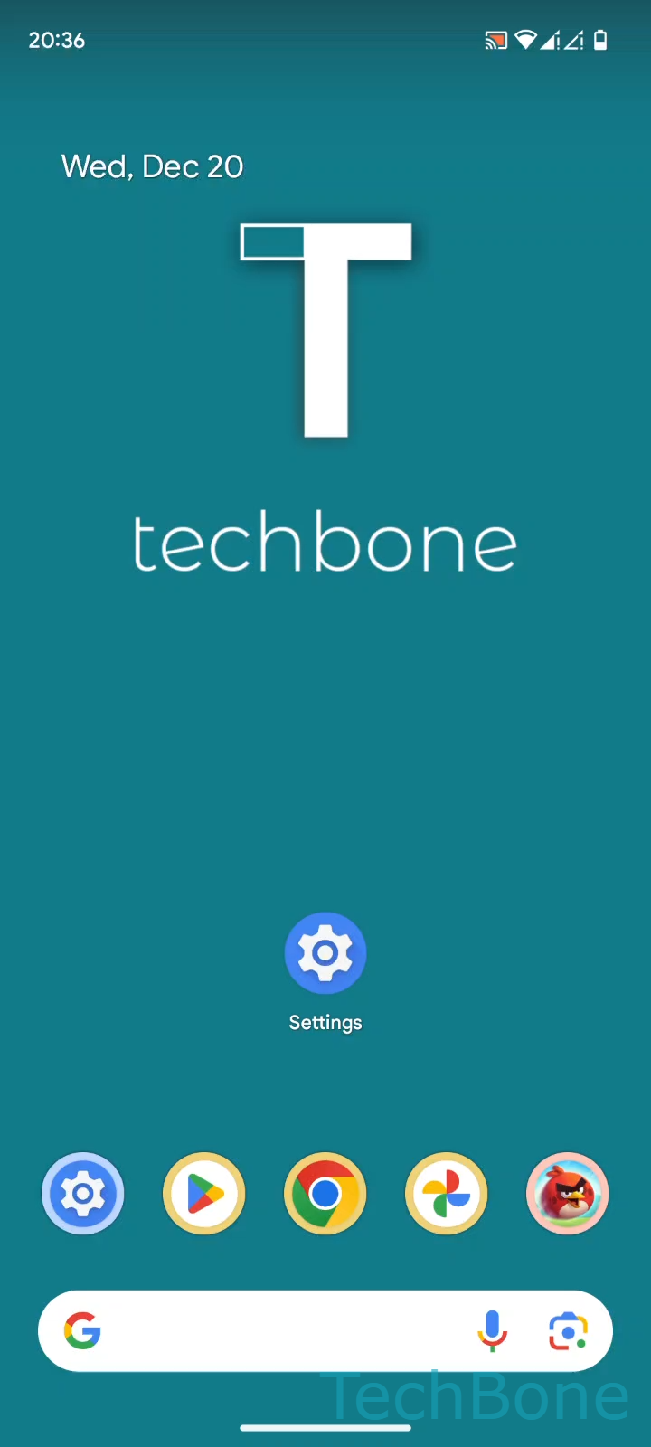 Allow Installing Apps from Unknown Sources – Android 14: step 1 – Tap on Settings